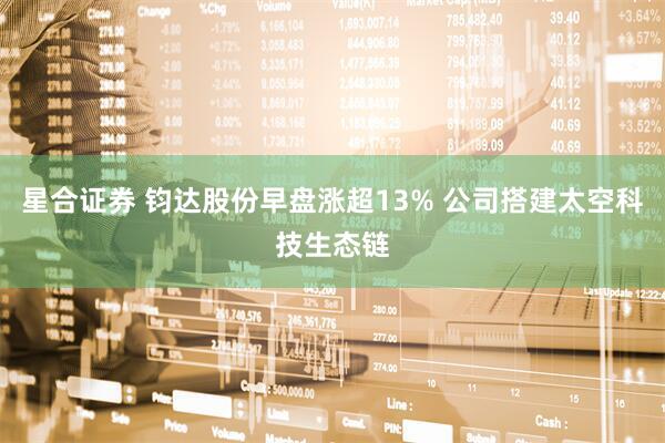 星合证券 钧达股份早盘涨超13% 公司搭建太空科技生态链